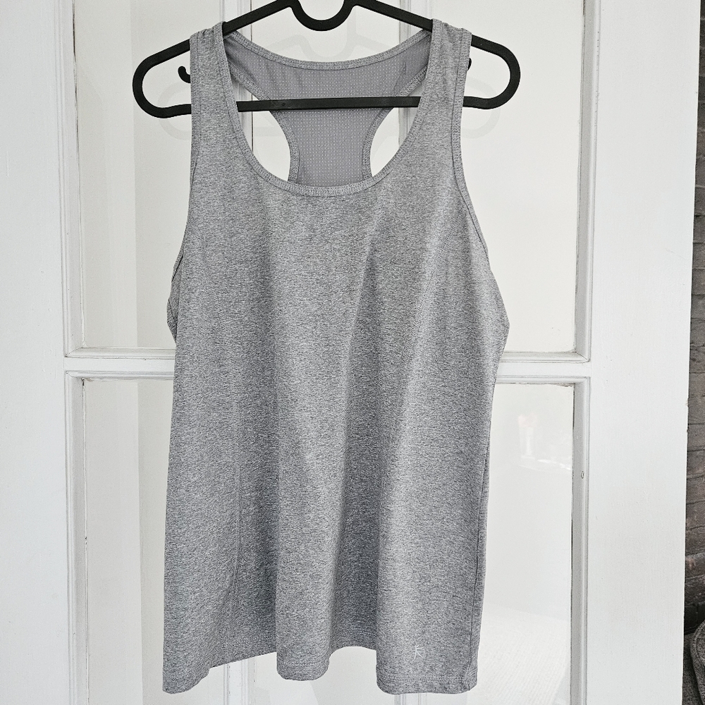 Athletic Mesh Back Tank Top